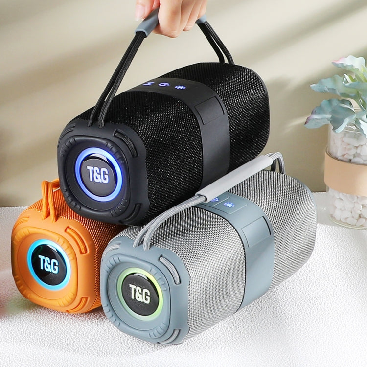 T&G TG-668 Wireless Bluetooth Speaker Portable TWS Subwoofer with Handle(Black)