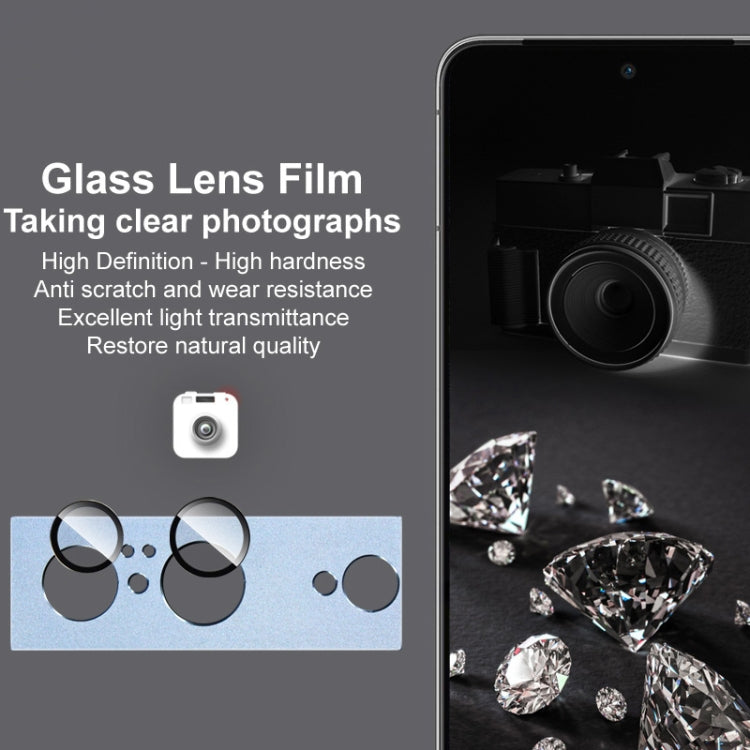 For Google Pixel 8 IMAK Metal Armor Premium Camera Protector Film(Black)