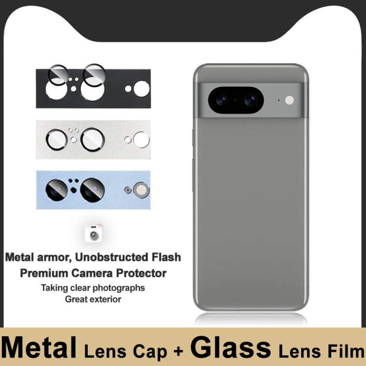 For Google Pixel 8 IMAK Metal Armor Premium Camera Protector Film(Silver)