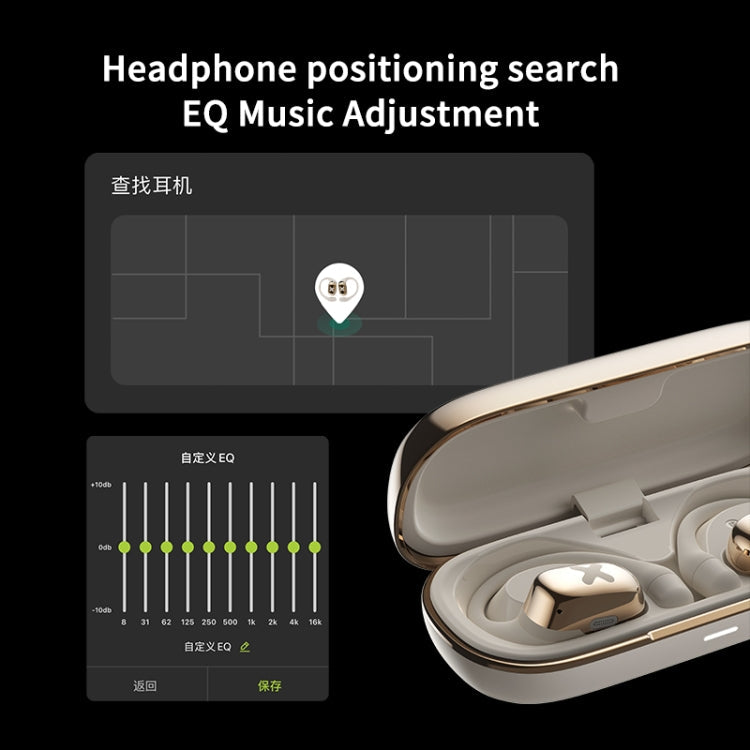 D MOOSTER D55 OWS Ear-Mounted ENC Bluetooth Earphones(Black)