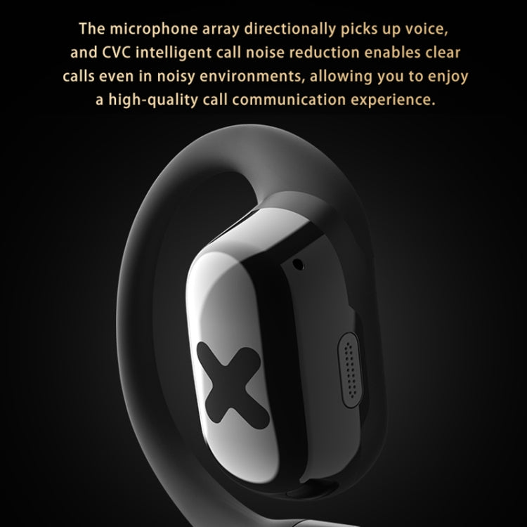 D MOOSTER D55 OWS Ear-Mounted ENC Bluetooth Earphones(Black)