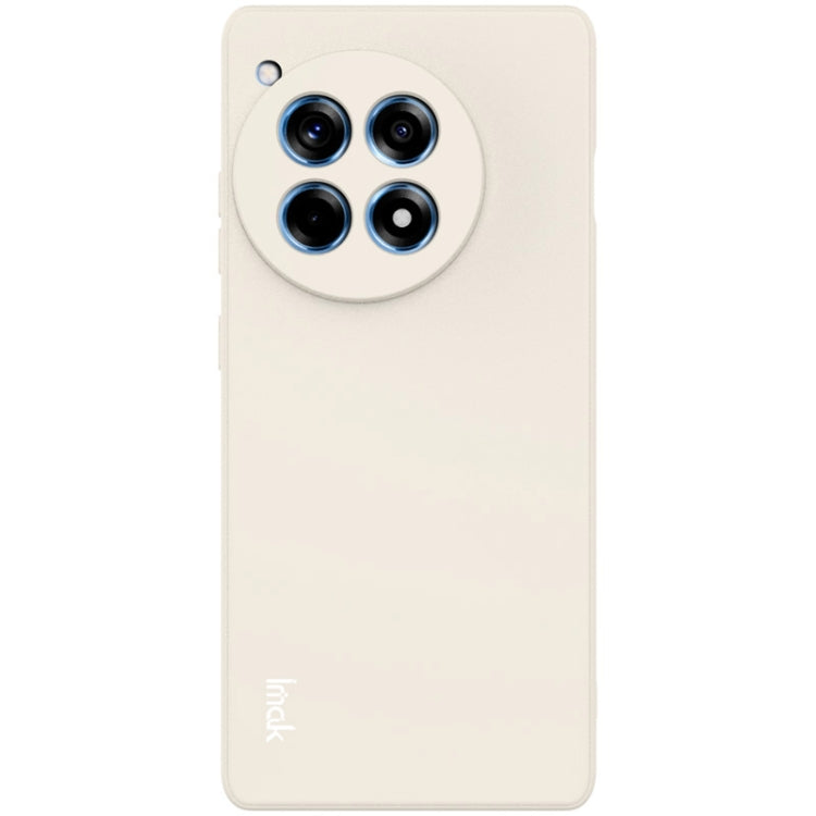 For OnePlus 12R 5G/Ace 3 5G imak UC-4 Series Straight Edge TPU Phone Case(White)