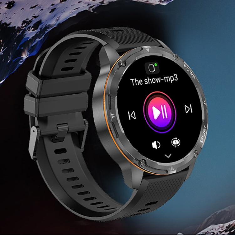 LEMFO AK59 1.43 inch AMLOED Round Screen Silicone Strap Smart Watch(Gold)