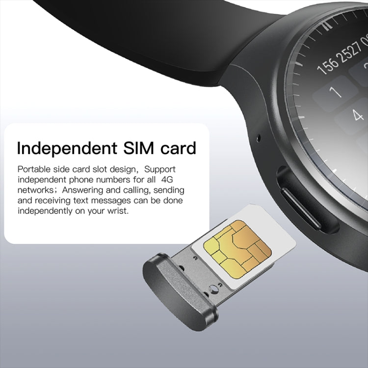 LEMFO DM80 1.43 inch AMOLED Round Screen Smart Watch Android 8.1, Specification:2GB+16GB(Red)