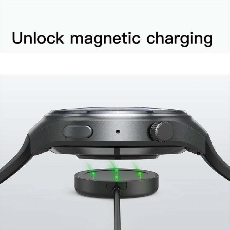 LEMFO DM80 1.43 inch AMOLED Round Screen Smart Watch Android 8.1, Specification:2GB+16GB(Red)