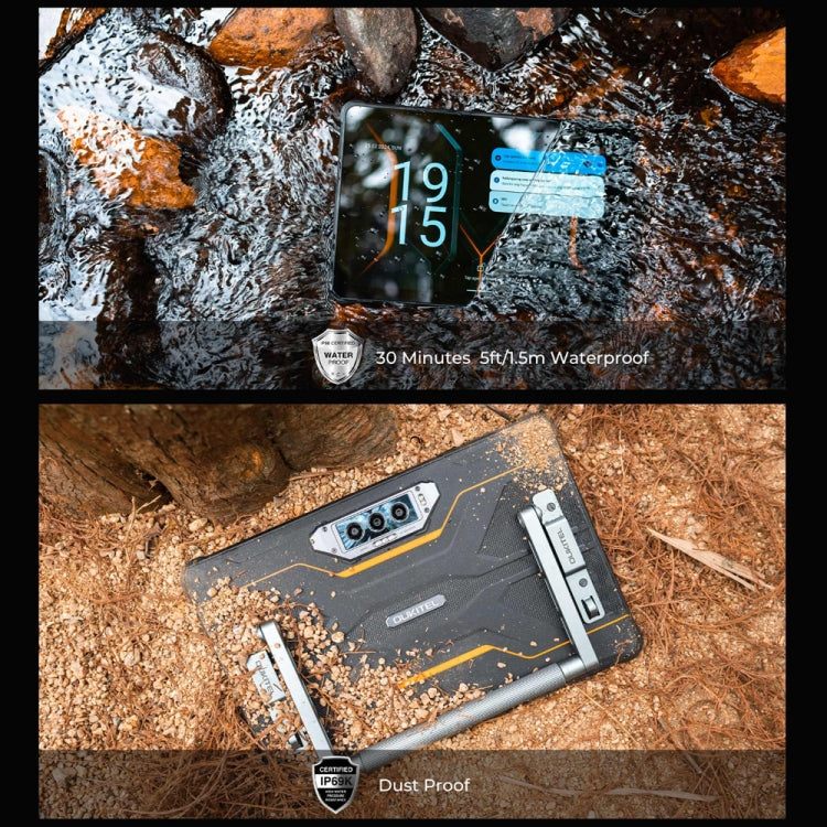 [HK Warehouse] OUKITEL RT8 4G Network IP68/IP69K Rugged Tablet, 6GB+256GB, 11 inch Android 13 MediaTek Helio G99 Quad Core Support Dual SIM, EU Plug(Orange)