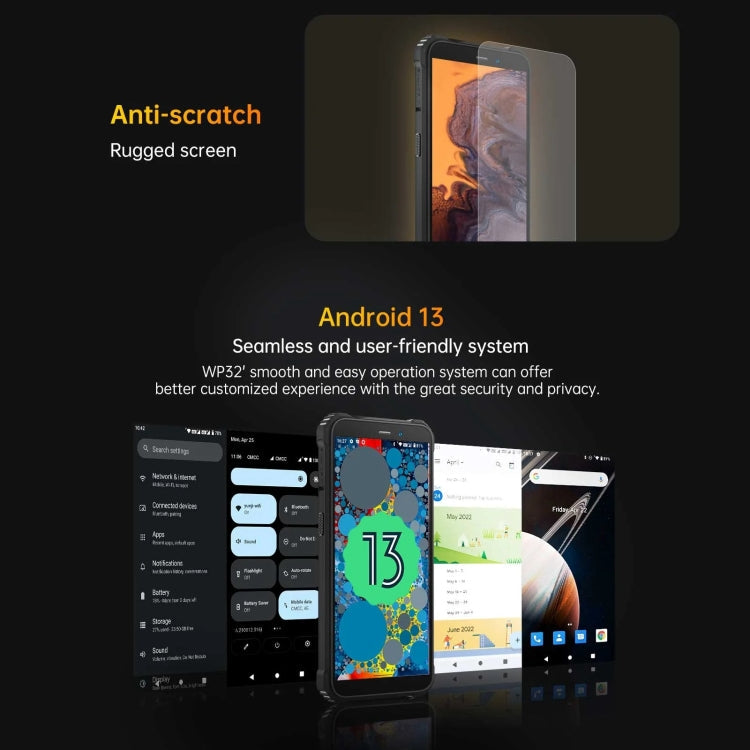 [HK Warehouse] Oukitel WP32, 4GB+128GB, IP68/IP69K, 5.93 inch Android 13 Unisoc Tiger T606 Octa-core, NFC, OTG, Network: 4G(Green)