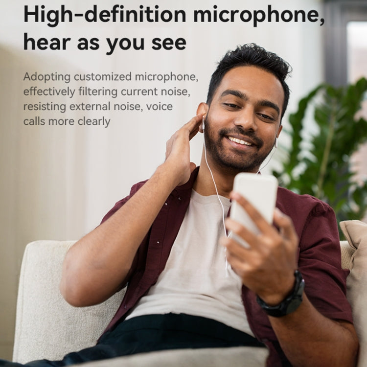 Yesido YH45 Digital Chip USB-C/Type-C Wired Earphone with Microphone(White)