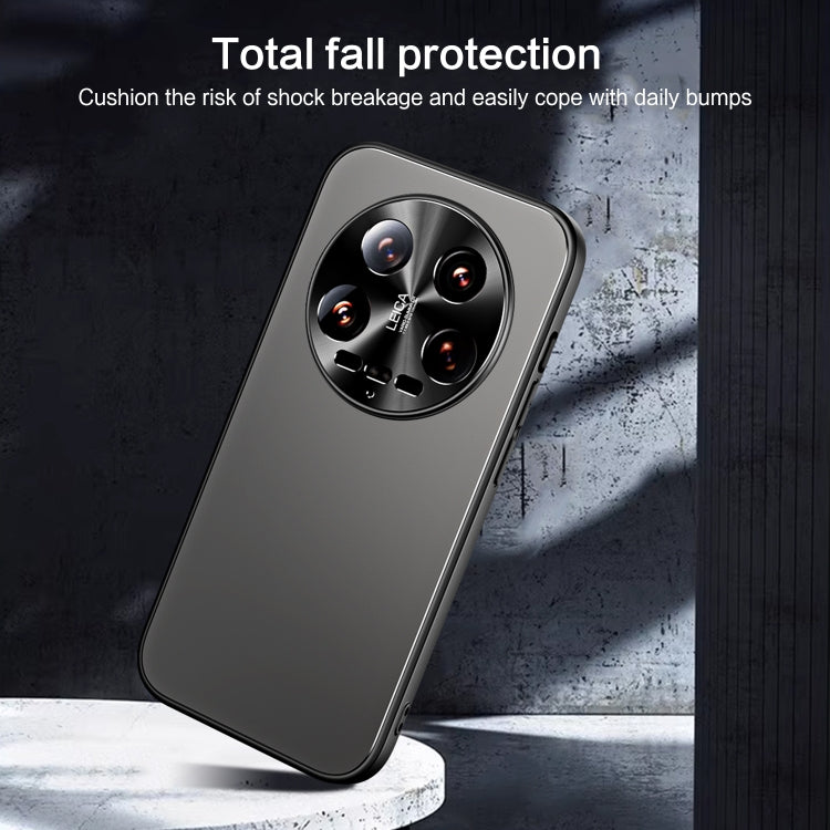 For Xiaomi 14 Ultra R-JUST RJ-61 Electroplating Frosted TPU + PC Phone Case(Silver)