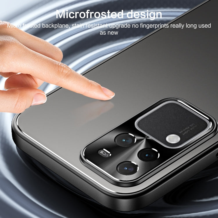 For vivo S18 Pro R-JUST RJ-61 Electroplating Frosted TPU + PC Phone Case(Silver)
