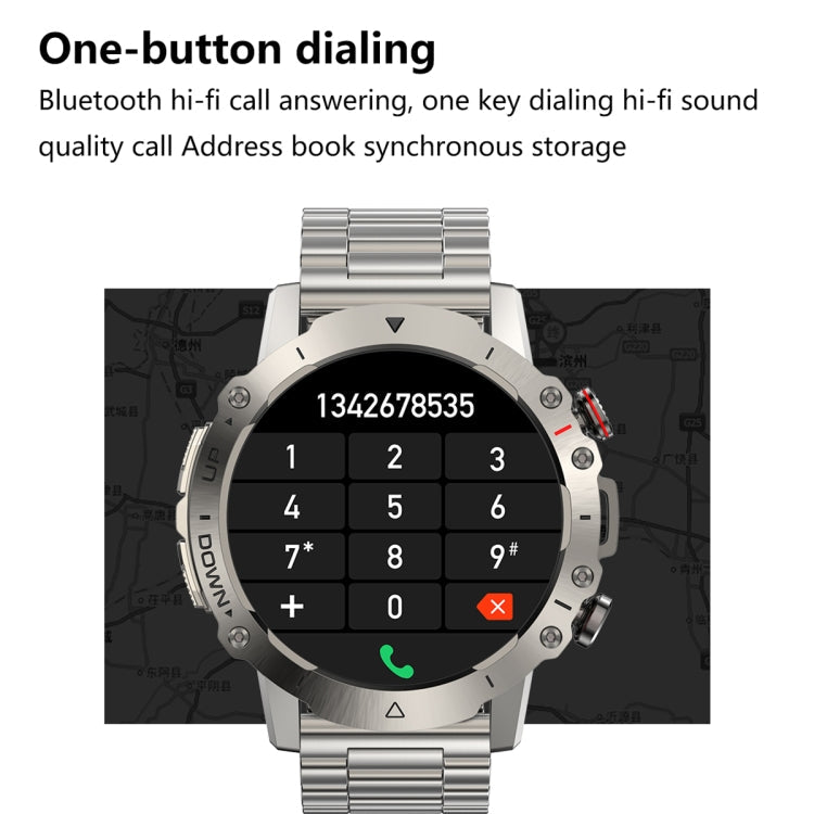 ELF3 1.39 inch TFT Round Screen Outdoor Silicone Strap Smart Watch Supports Blood Oxygen Monitoring(Black)