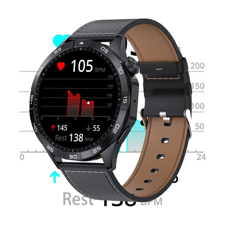 LEMFO HK4 1.43 inch AMOLED Round Screen Smart Watch Supports Bluetooth Calls(Green)
