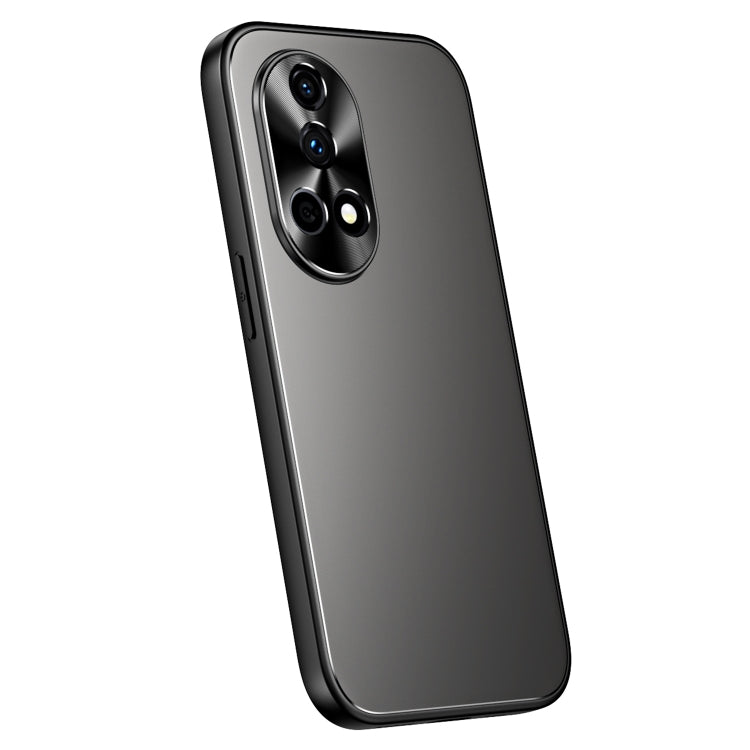 For Huawei nova 12 R-JUST RJ-61 Electroplating Frosted TPU + PC Phone Case(Grey)
