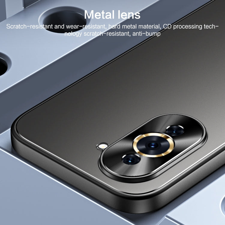 For Huawei nova 10 Pro R-JUST RJ-61 Electroplating Frosted TPU + PC Phone Case(Grey)