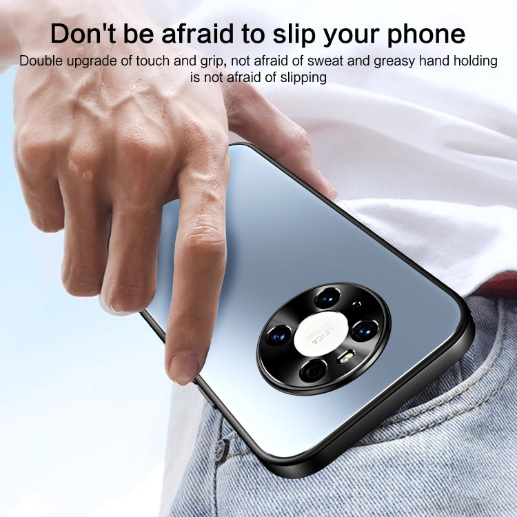 For Huawei Mate 40 Pro R-JUST RJ-61 Electroplating Frosted TPU + PC Phone Case(Grey)