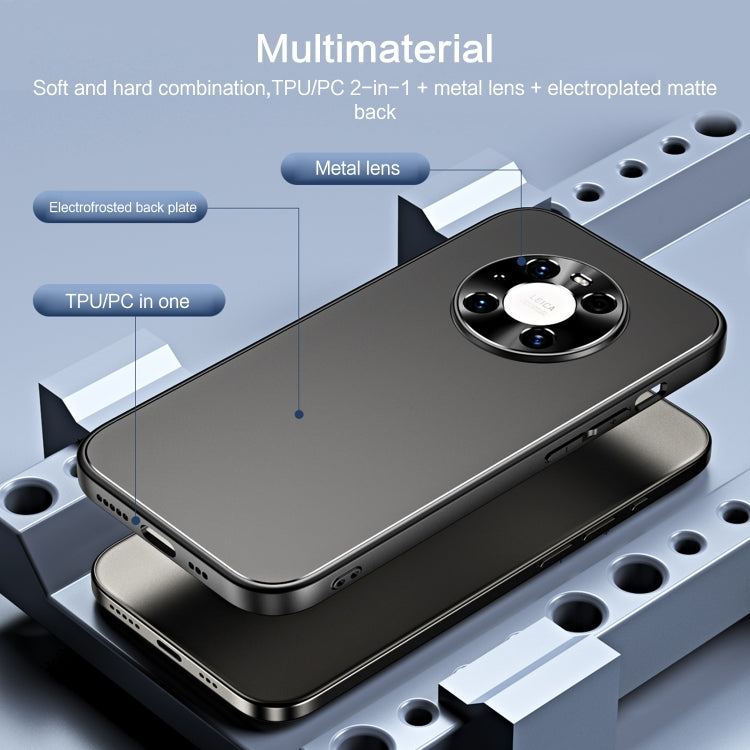 For Huawei Mate 40 R-JUST RJ-61 Electroplating Frosted TPU + PC Phone Case(Silver)