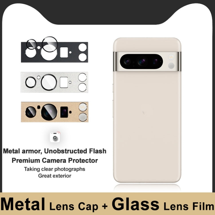For Google Pixel 8 Pro IMAK Metal Armor Premium Camera Protector Film(Black)