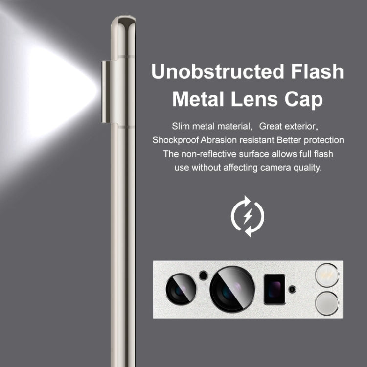 For Google Pixel 8 Pro IMAK Metal Armor Premium Camera Protector Film(Silver)