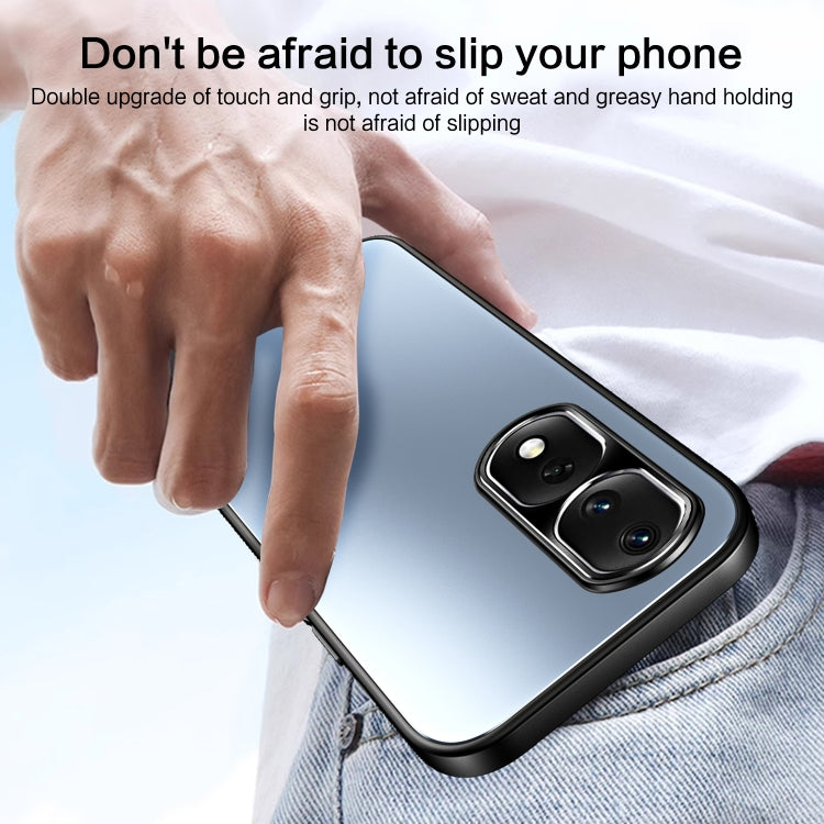 For Honor 80 Pro R-JUST RJ-61 Electroplating Frosted TPU + PC Phone Case with Holder(Silver)