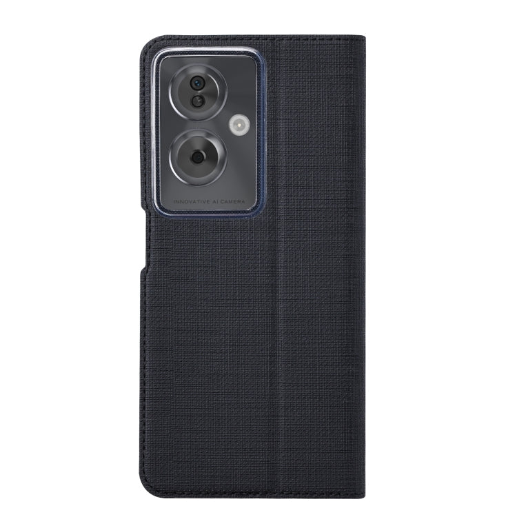 For OPPO A79 5G ViLi DMX Series Shockproof TPU + PU Leather Magnetic Attraction Horizontal Flip Case(Black)