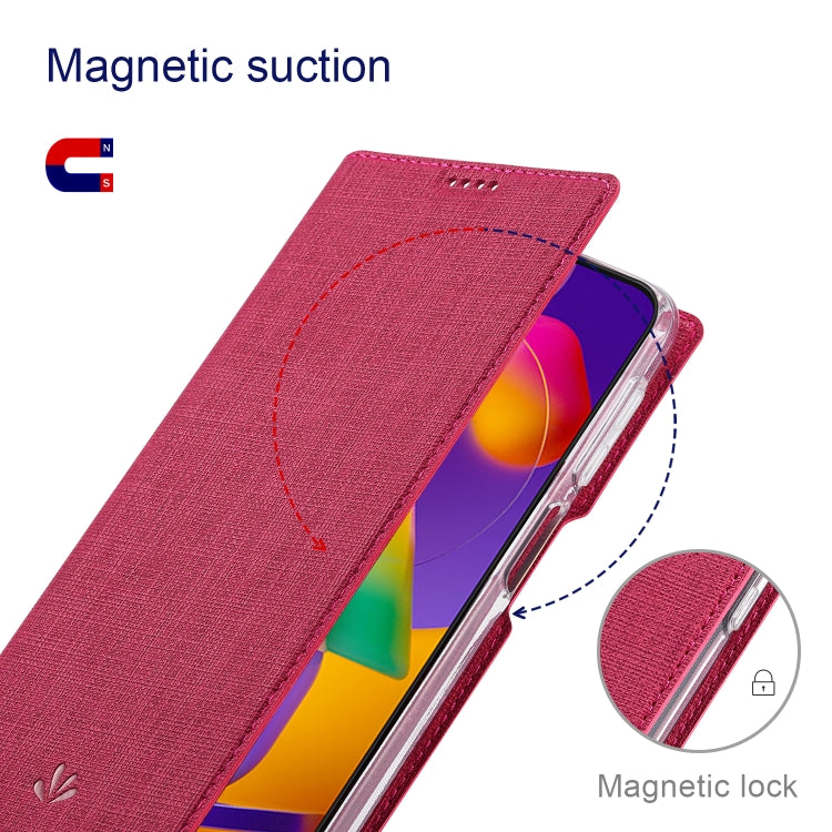 For OPPO A79 5G ViLi DMX Series Shockproof TPU + PU Leather Magnetic Attraction Horizontal Flip Case(Rose Red)