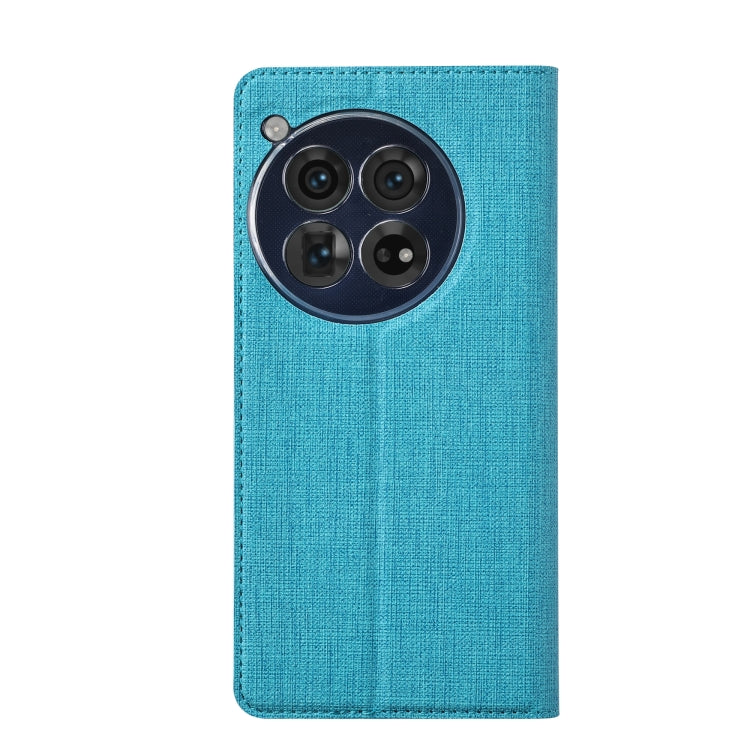 For OnePlus 12 ViLi DMX Series Shockproof TPU + PU Leather Magnetic Attraction Horizontal Flip Case(Blue)