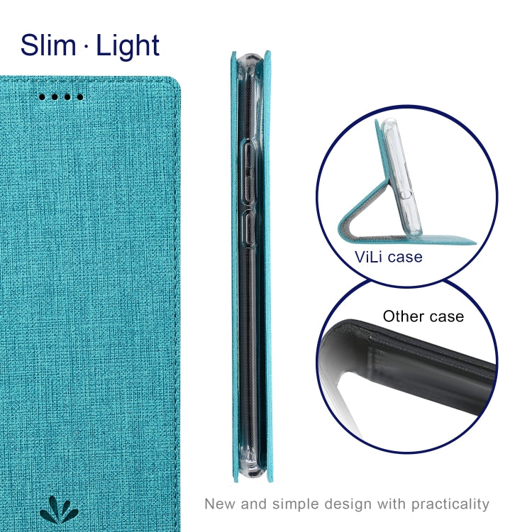 For OnePlus 12 ViLi DMX Series Shockproof TPU + PU Leather Magnetic Attraction Horizontal Flip Case(Blue)