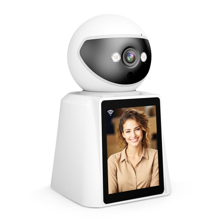 Srihome SH053 4MP 2.8 inch IPS Screen Smart Video Calling IP Camera Baby Monitor(US Plug)