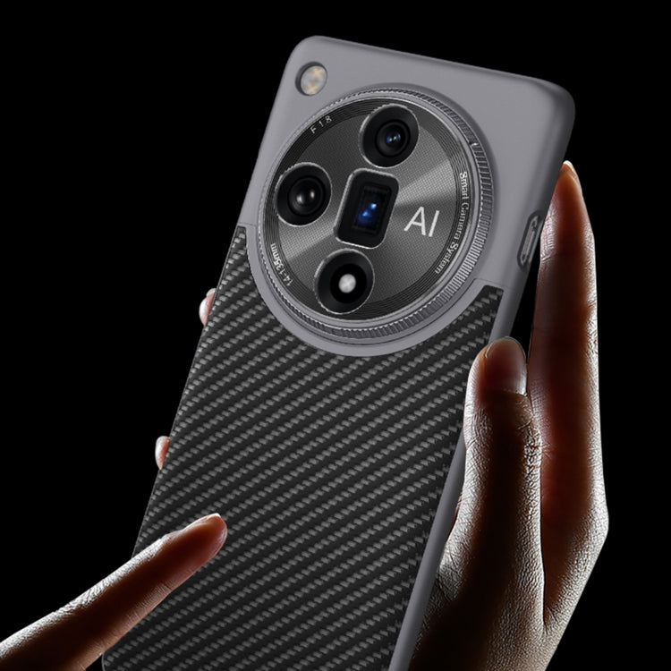 For OPPO Find X7 GKK Mortise-Tenon Connection Contrast Color Leather Shockproof Phone Case(Black)