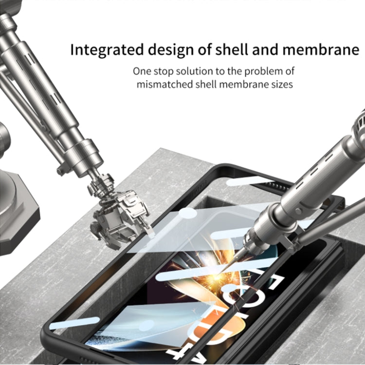 For Samsung Galaxy Z Fold4 5G GKK Integrated Blade Ultra-thin Full Coverage Phone Case(Grey)