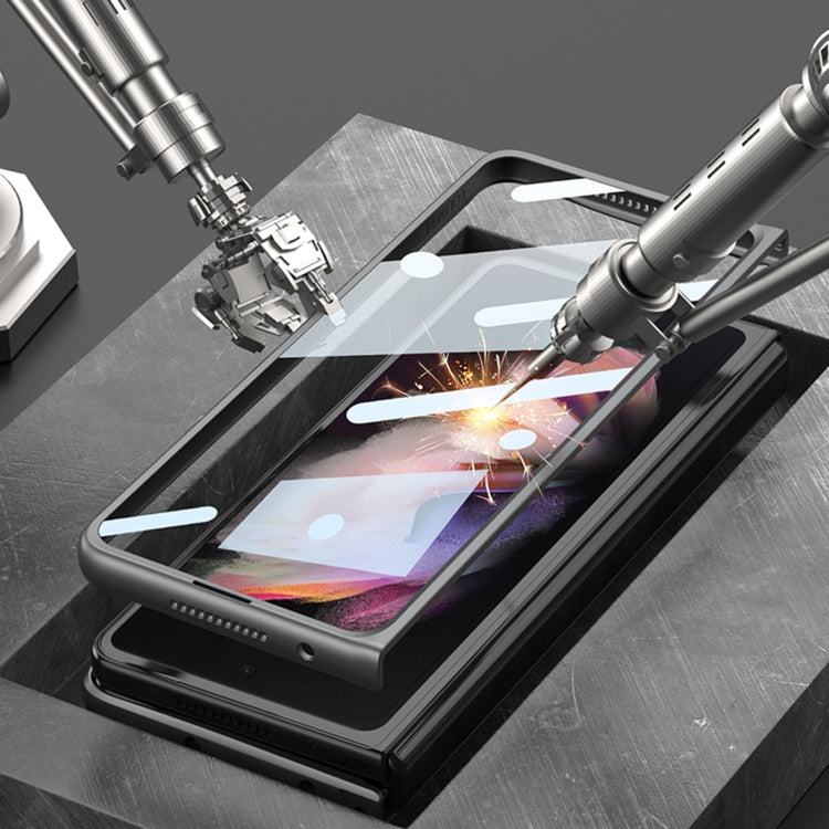 For Samsung Galaxy Z Fold3 GKK Integrated Blade Ultra-thin Full Coverage Phone Case(Grey)