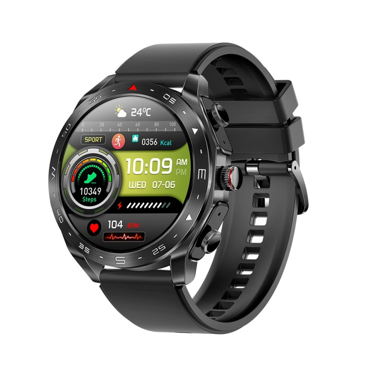 LEMFO T95 1.52 inch IPS Screen 2 in 1 Bluetooth Earphone Smart Watch Support Health Monitoring(Black)