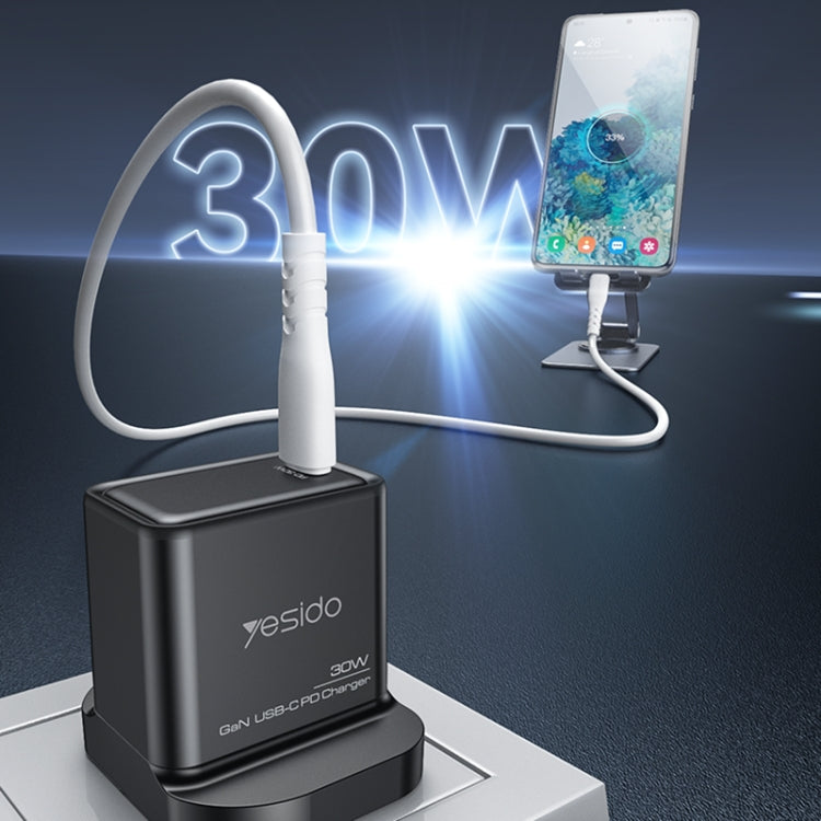 Yesido YC82 PD 30W USB-C/Type-C Interface GaN Fast Charging Charger(UK Plug)