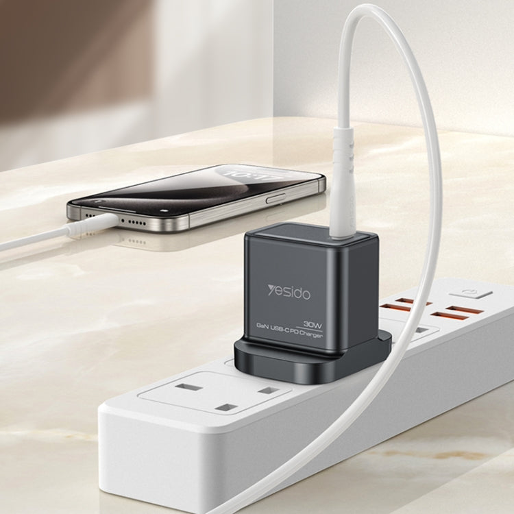 Yesido YC82 PD 30W USB-C/Type-C Interface GaN Fast Charging Charger(UK Plug)