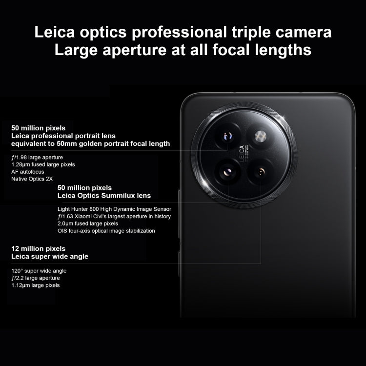 Xiaomi Civi 4 Pro, 12GB+256GB,  6.55 inch Xiaomi HyperOS Snapdragon 8s Gen 3 Octa Core 4nm up to 3.0GHz, NFC, Network: 5G(Pink)