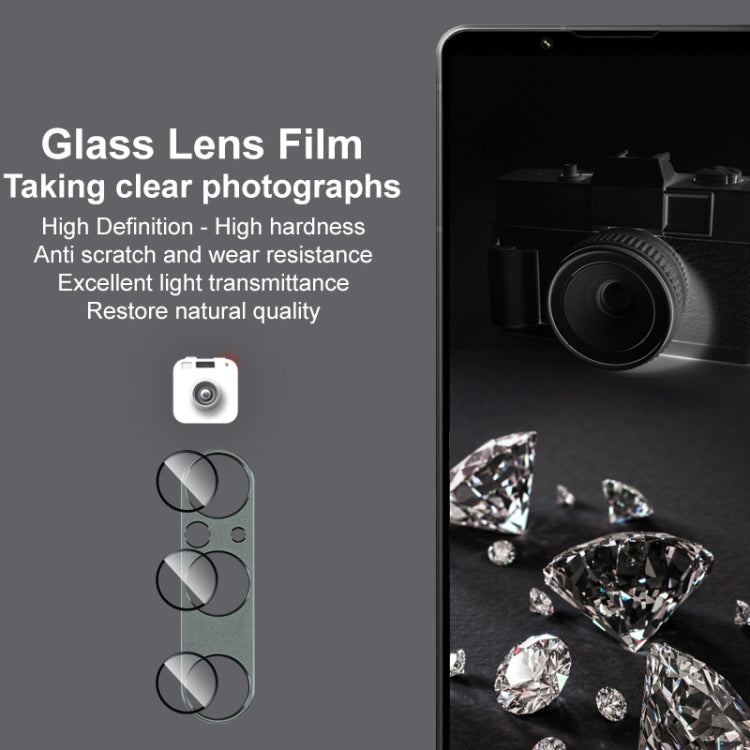 For Sony Xperia 1 V IMAK Metal Armor Premium Camera Protector Film(Silver)