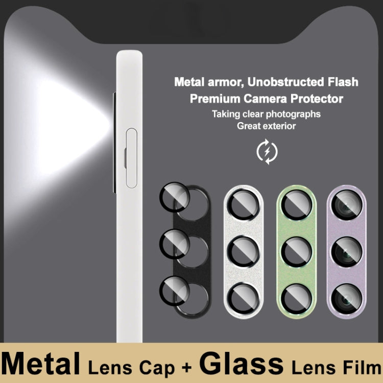 For Sony Xperia 10 V IMAK Metal Armor Premium Camera Protector Film(Purple)