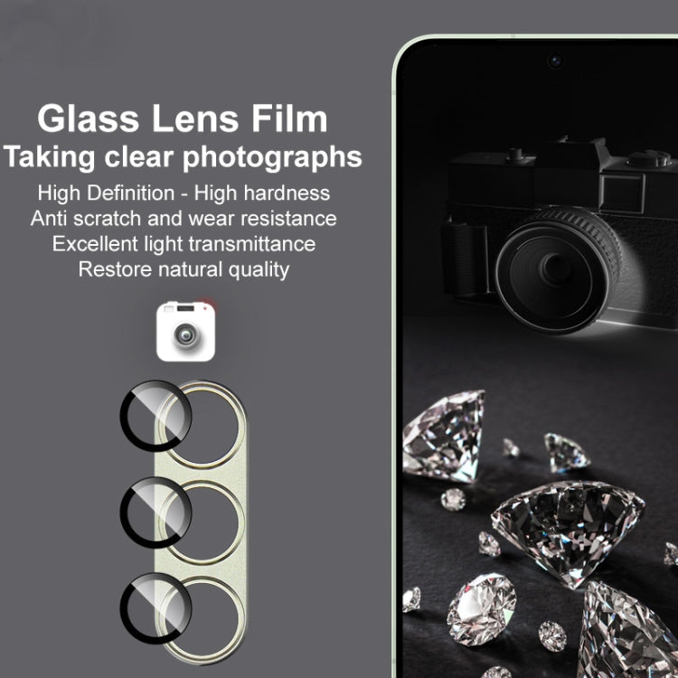 For Samsung Galaxy S24+ 5G IMAK Metal Armor Premium Camera Protector Film(Black)