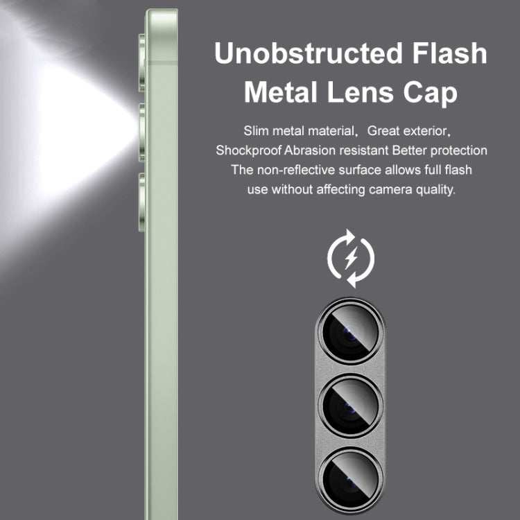 For Samsung Galaxy S24+ 5G IMAK Metal Armor Premium Camera Protector Film(Grey)