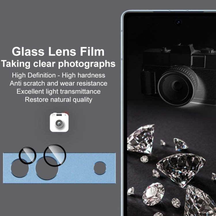 For Google Pixel 7a IMAK Metal Armor Premium Camera Protector Film(Blue)