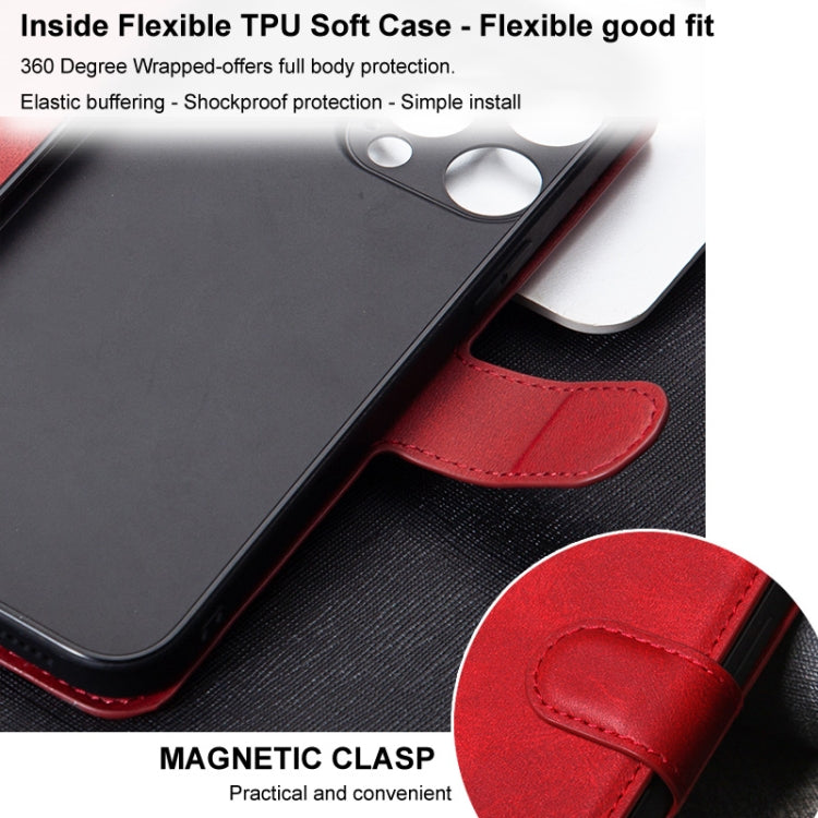 For Samsung Galaxy A35 5G IMAK Count Series Flip Leather Phone Case(Red)