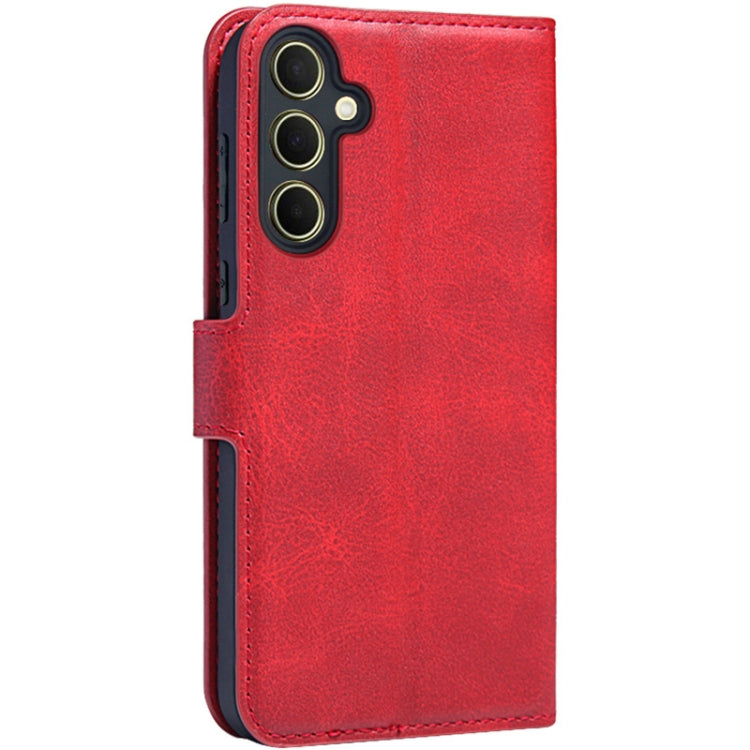 For Samsung Galaxy A55 5G IMAK Count Series Flip Leather Phone Case(Red)