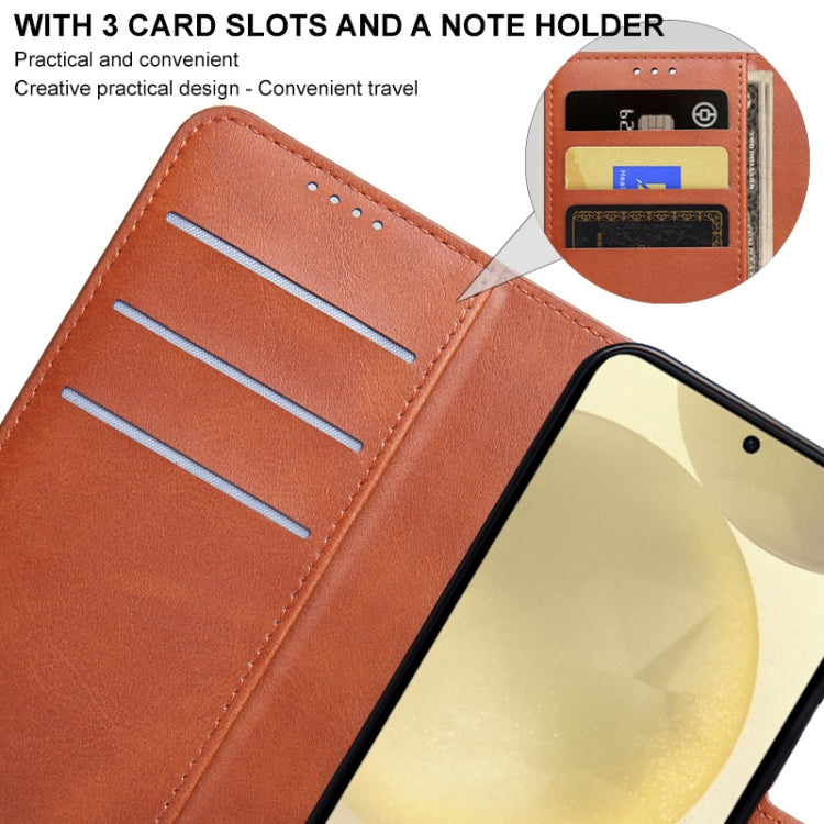 For Samsung Galaxy A55 5G IMAK Count Series Flip Leather Phone Case(Red)