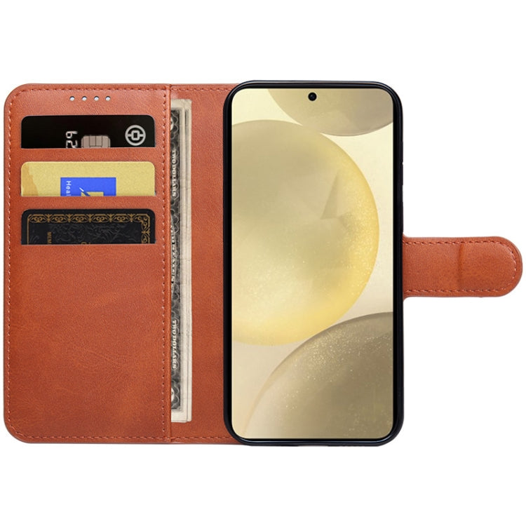 For Samsung Galaxy A55 5G IMAK Count Series Flip Leather Phone Case(Brown)