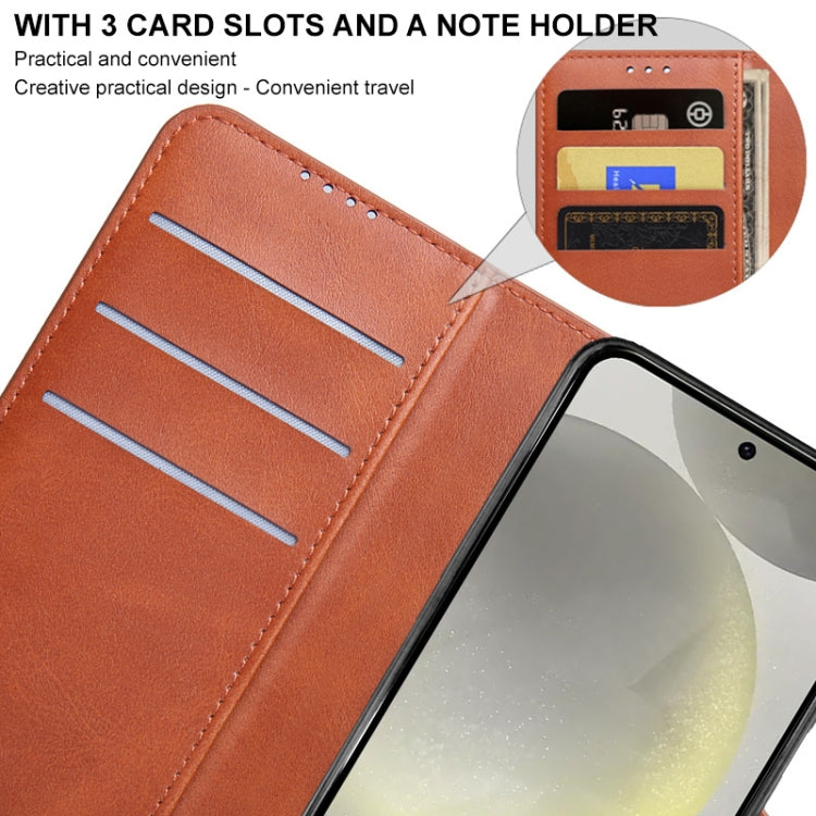 For Samsung Galaxy S24+ 5G IMAK Count Series Flip Leather Phone Case(Black)