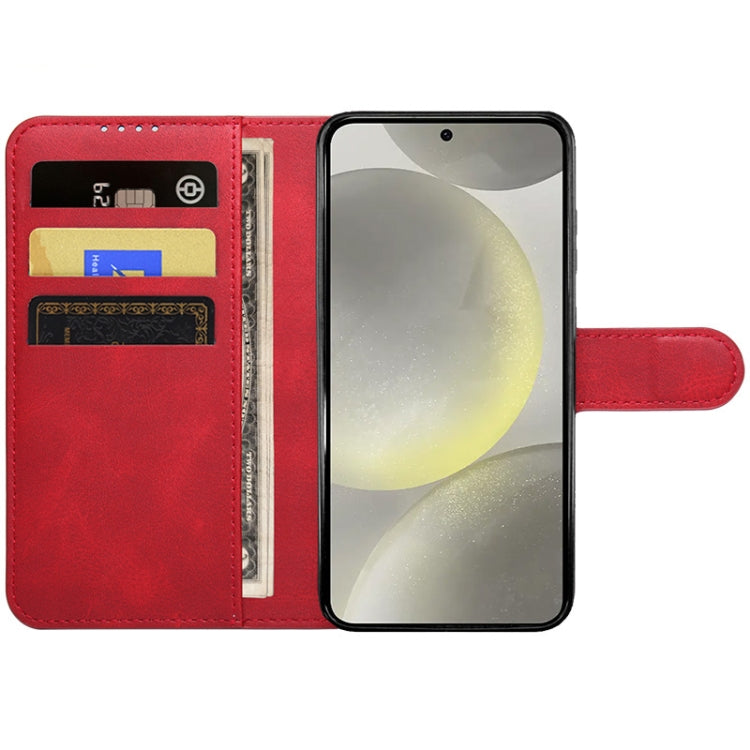 For Samsung Galaxy S24+ 5G IMAK Count Series Flip Leather Phone Case(Red)