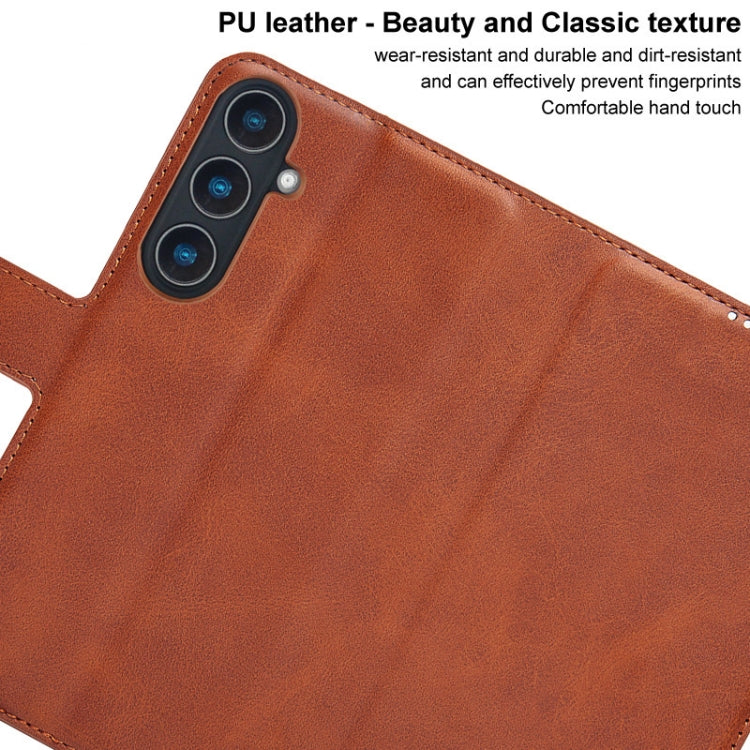 For Samsung Galaxy S24+ 5G IMAK Count Series Flip Leather Phone Case(Red)