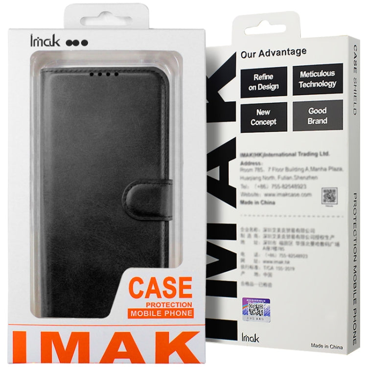 For Samsung Galaxy S24 Ultra 5G IMAK Count Series Flip Leather Phone Case(Brown)