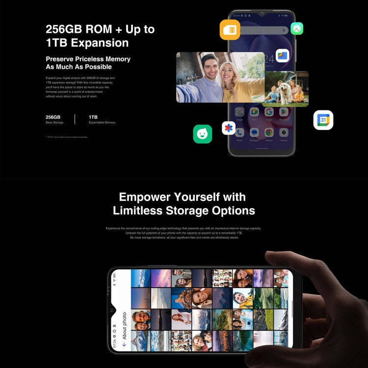 [HK Warehouse] DOOGEE N50 Pro, 8GB+256GB, Side Fingerprint, 6.52 inch Android 13 Spreadtrum T606 Octa Core 1.6GHz, Network: 4G, OTG(Green)