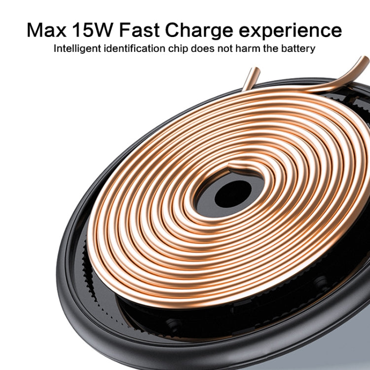 ZGA WX01S 15W Desktop Wireless Charger(Black)